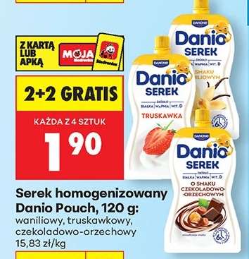 Serek homogenizowany Danio Pouch, 120 g