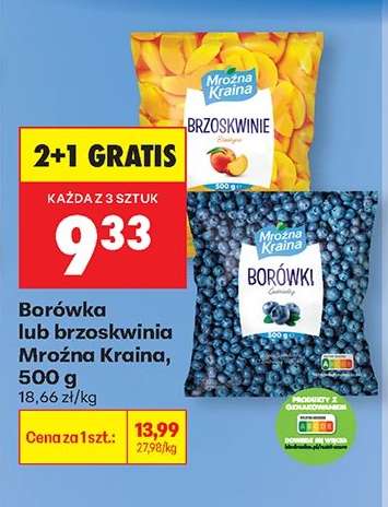 Borówka lub brzoskwinia Mroźna Kraina, 500 g