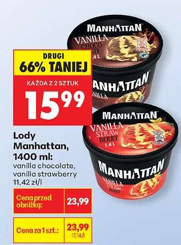 Lody Manhattan, 1400 ml
