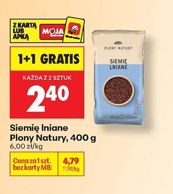 Siemię lniane Plony Natury 400 g