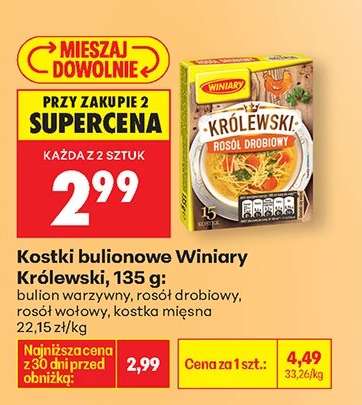 Kostki bulionowe Winiary Królewski, 135 g