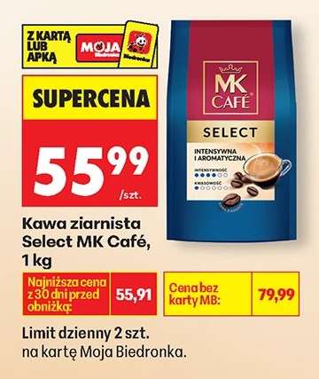 Kawa ziarnista Select MK Café, 1 kg