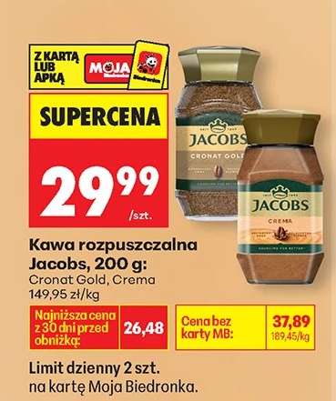 Kawa rozpuszczalna Jacobs, 200 g