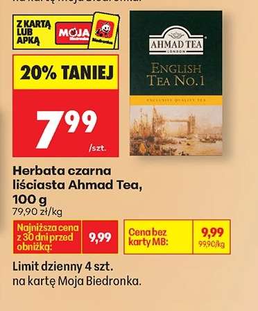 Herbata czarna liściasta Ahmad Tea, 100 g