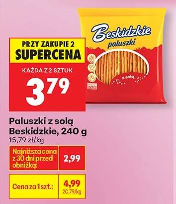 Paluszki z solą Beskidzkie, 240 g