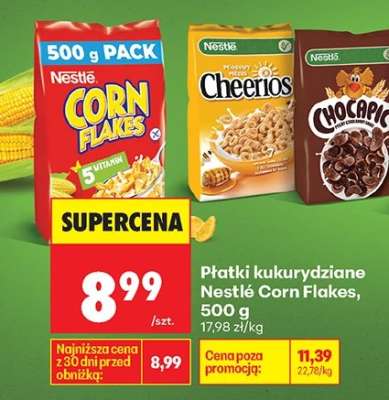 Płatki kukurydziane Nestlé Corn Flakes, 500 g