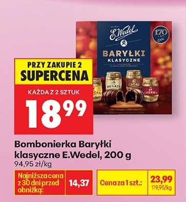 Bombonierka Baryłki klasyczne E.Wedel, 200 g