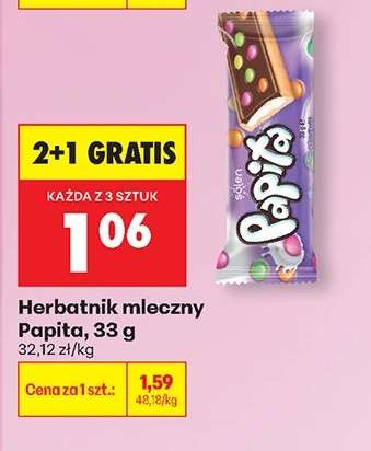 Herbatnik mleczny Papita, 33 g