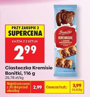 Ciasteczka Kremisie Bonitki, 116 g