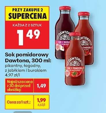 Sok pomidorowy Dawtona, 300 ml