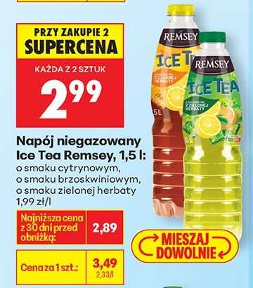 Napój niegazowany Ice Tea Remsey, 1,5 l