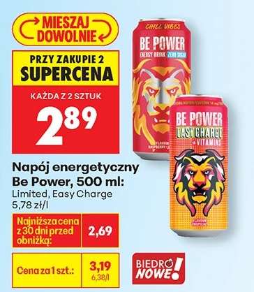 Napój energetyczny Be Power, 500 ml