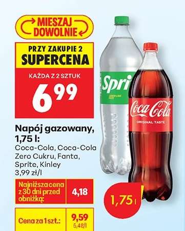 Napój gazowany, 1,75 l