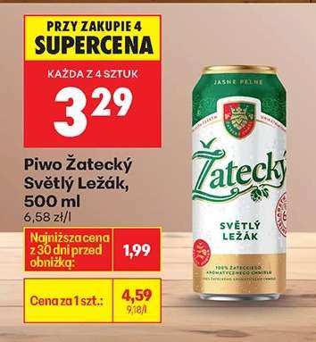 Piwo Žatecký Světlý ležák 500 ml