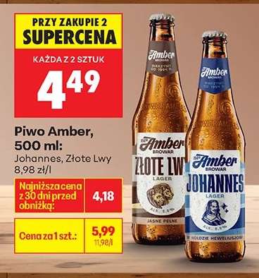 Piwo Amber, 500 ml