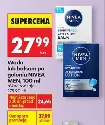 Woda lub balsam po goleniu NIVEA MEN , 100 ml