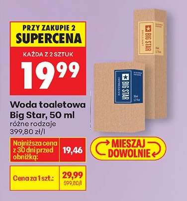 Woda toaletowa Big Star 50 ml