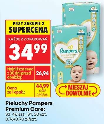 Pieluchy Pampers Premium Care