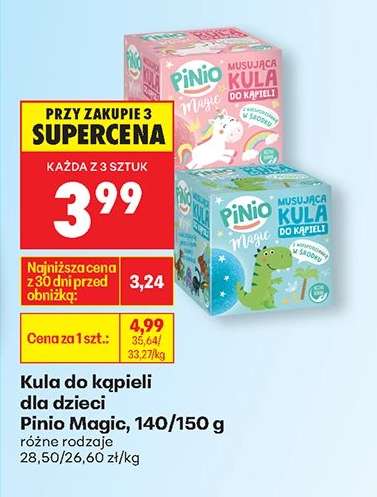 Kula do kąpieli dla dzieci Pinio Magic 140/150 g