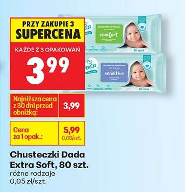 Chusteczki Dada Extra Soft 80 szt