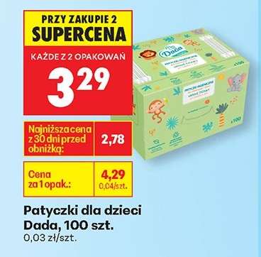 Patyczki dla dzieci Dada, 100 szt.
