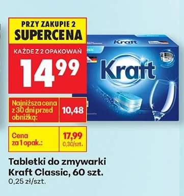 Tabletki do zmywarki Kraft Classic 60 szt