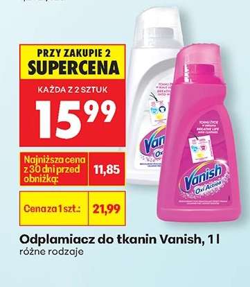 Odplamiacz do tkanin Vanish, 1 l