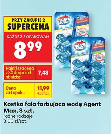 Kostka fala farbująca wodę Agent Max , 3 szt