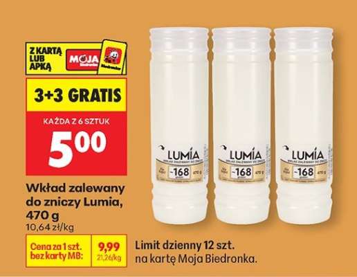 Wkład zalewany do zniczy Lumia, 470 g