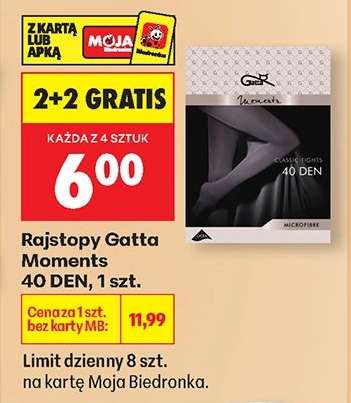 Rajstopy Gatta Moments 40 DEN, 1 szt.