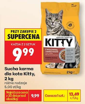 Sucha karma dla kota Kitty, 2 kg