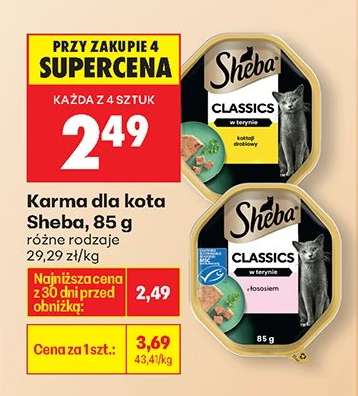 Karma dla kota Sheba, 85 g