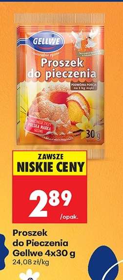 Proszek do pieczenia Gellwe, 4x30 g