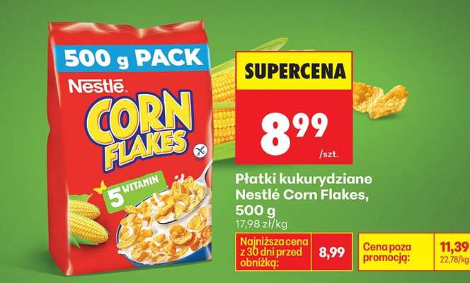 Płatki kukurydziane Nestlé Corn Flakes, 500 g