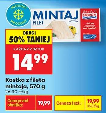 Kostka z fileta mintaja , 570 g