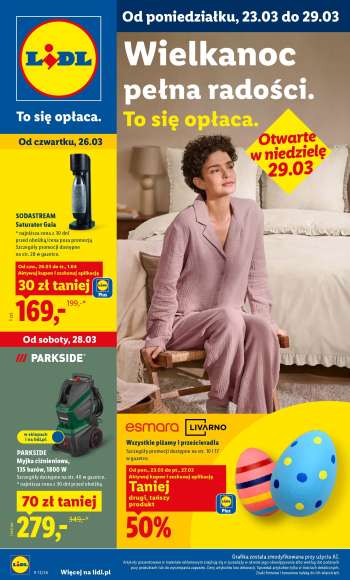 Gazetka Lidl - 23.03.2026 - 29.03.2026.