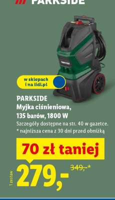 PARKSIDE Myjka ciśnieniowa