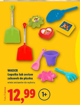 Wader Łopatka lub zestaw zabawek do piasku