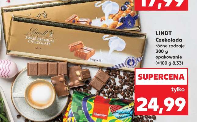 LINDT Czekolada różne rodzaje