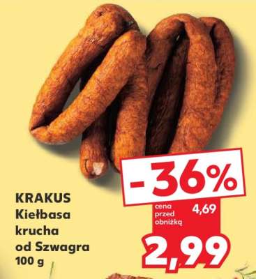 KRAKUS Kiełbasa krucha od Szwagra 100 g