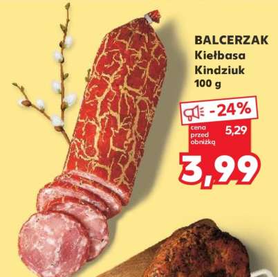 BALCERZAK Kiełbasa kindziuk 100 g