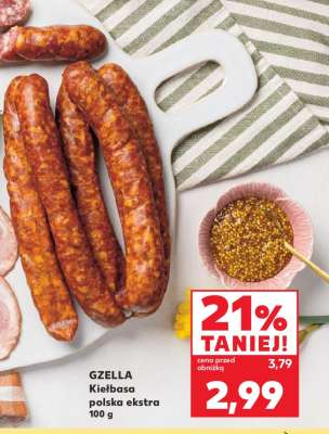GZELLA Kiełbasa polska ekstra 100 g