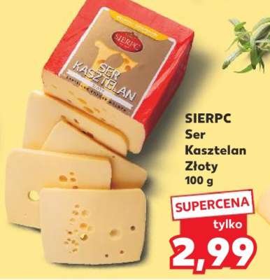 SIERPC Ser Kasztelan Złoty 100 g