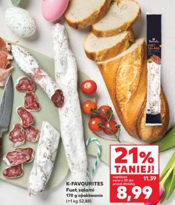 K-FAVOURITES Fuet salami 170 g opakowanie