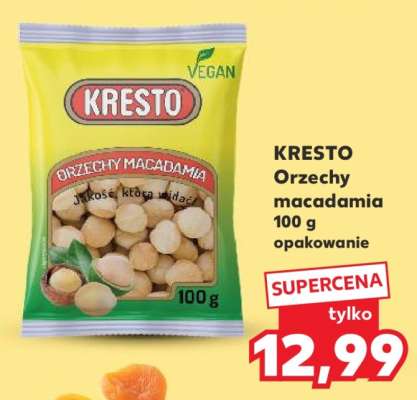 KRESTO Orzechy macadamia 100 g opakowanie