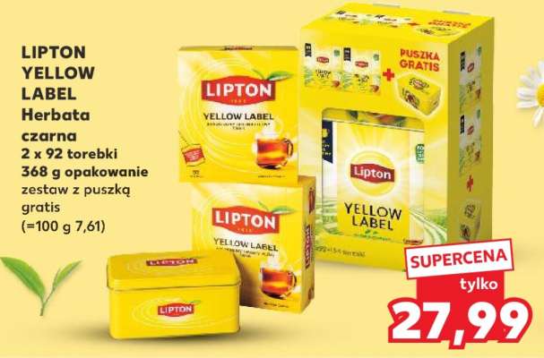 LIPTON YELLOW LABEL Herbata czarna