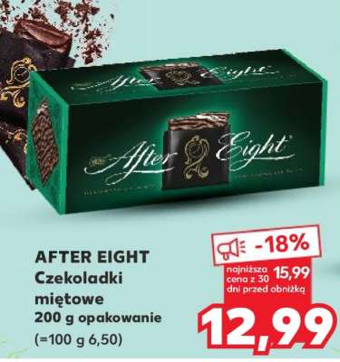 AFTER EIGHT Czekoladki miętowe 200 g opakowanie