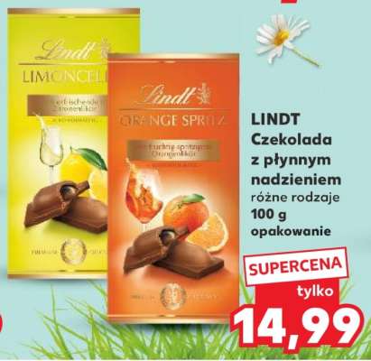 LINDT Czekolada z płynnym nadzieniem