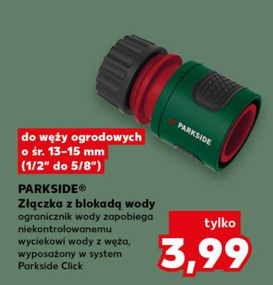 PARKSIDE® Złączka z blokadą wody