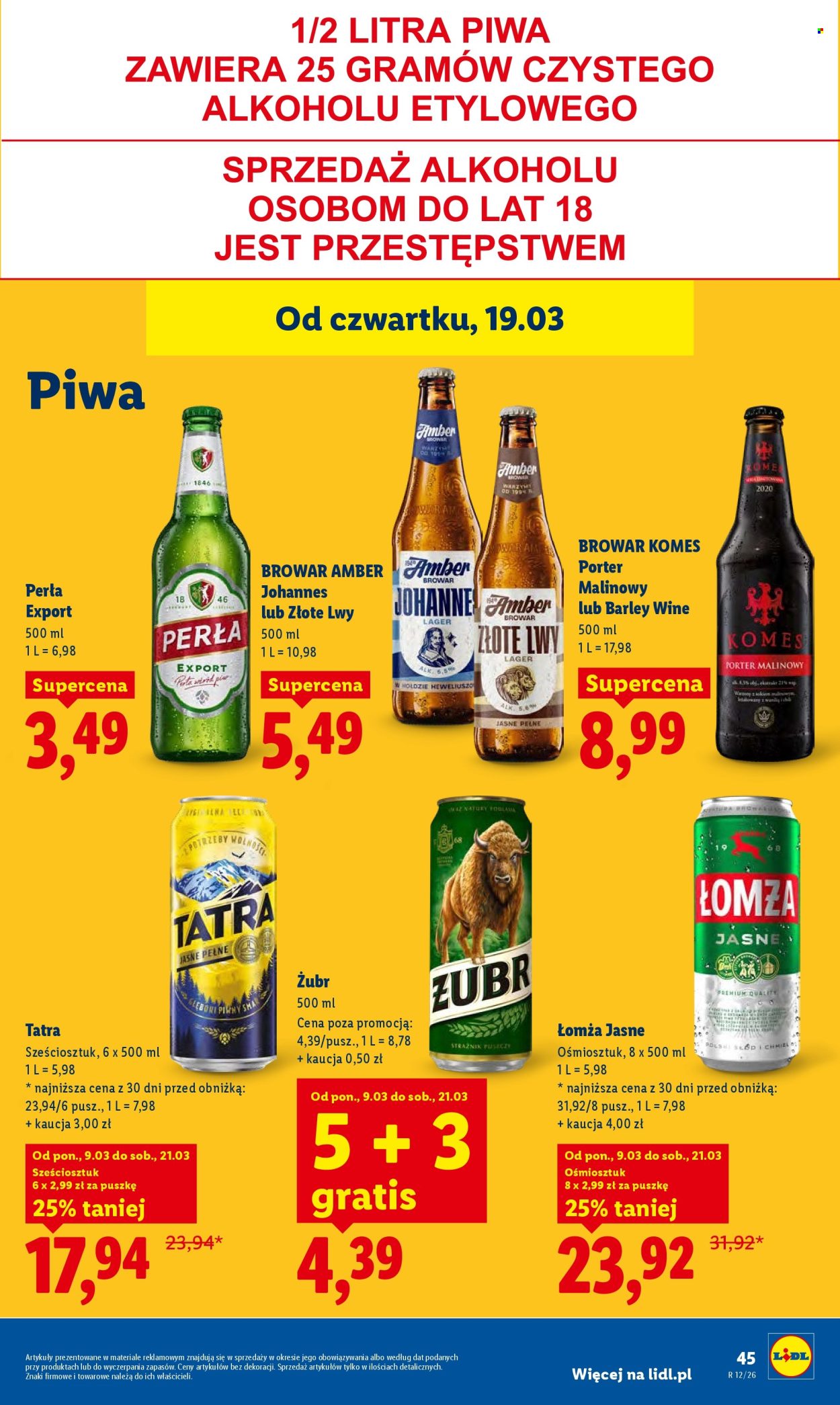 Gazetka Lidl - 19.03.2026 - 21.03.2026. Strona 45